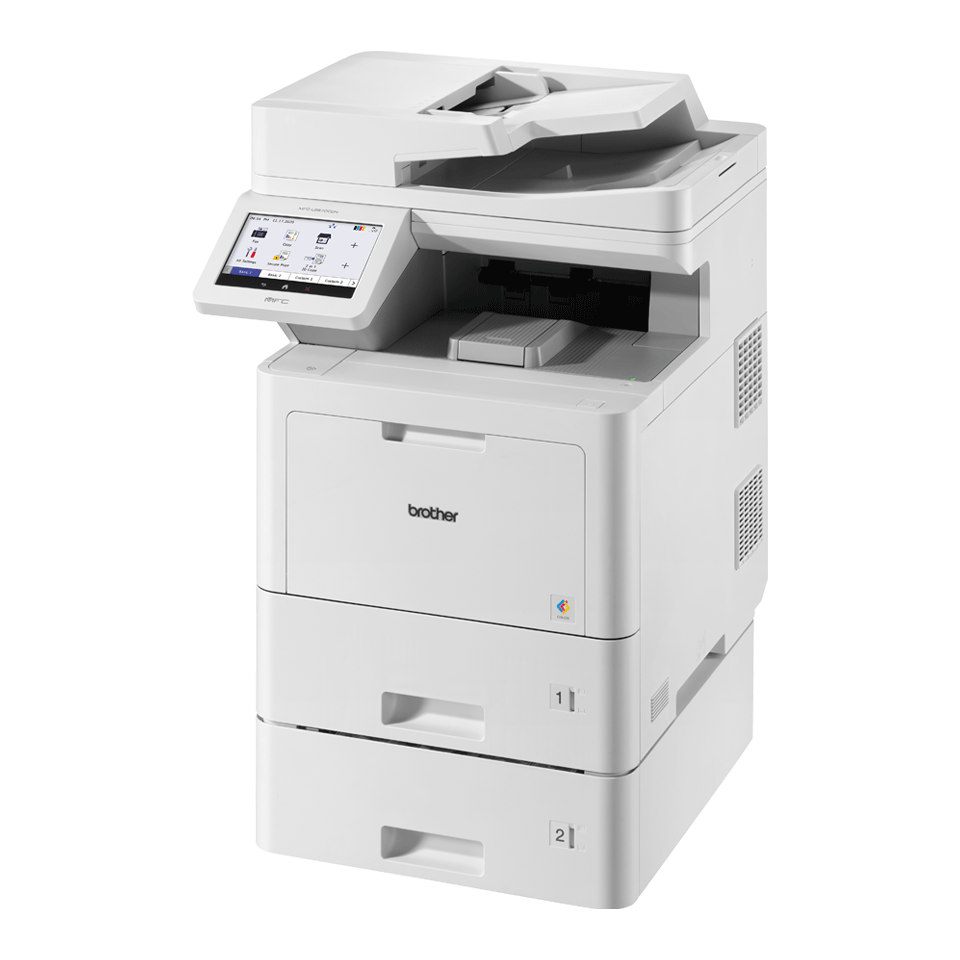 MFC-L9670CDNT Professional LAN 4-in-1 color laser multifunction printer with excellent color quality, high print speed and 2 paper trays
