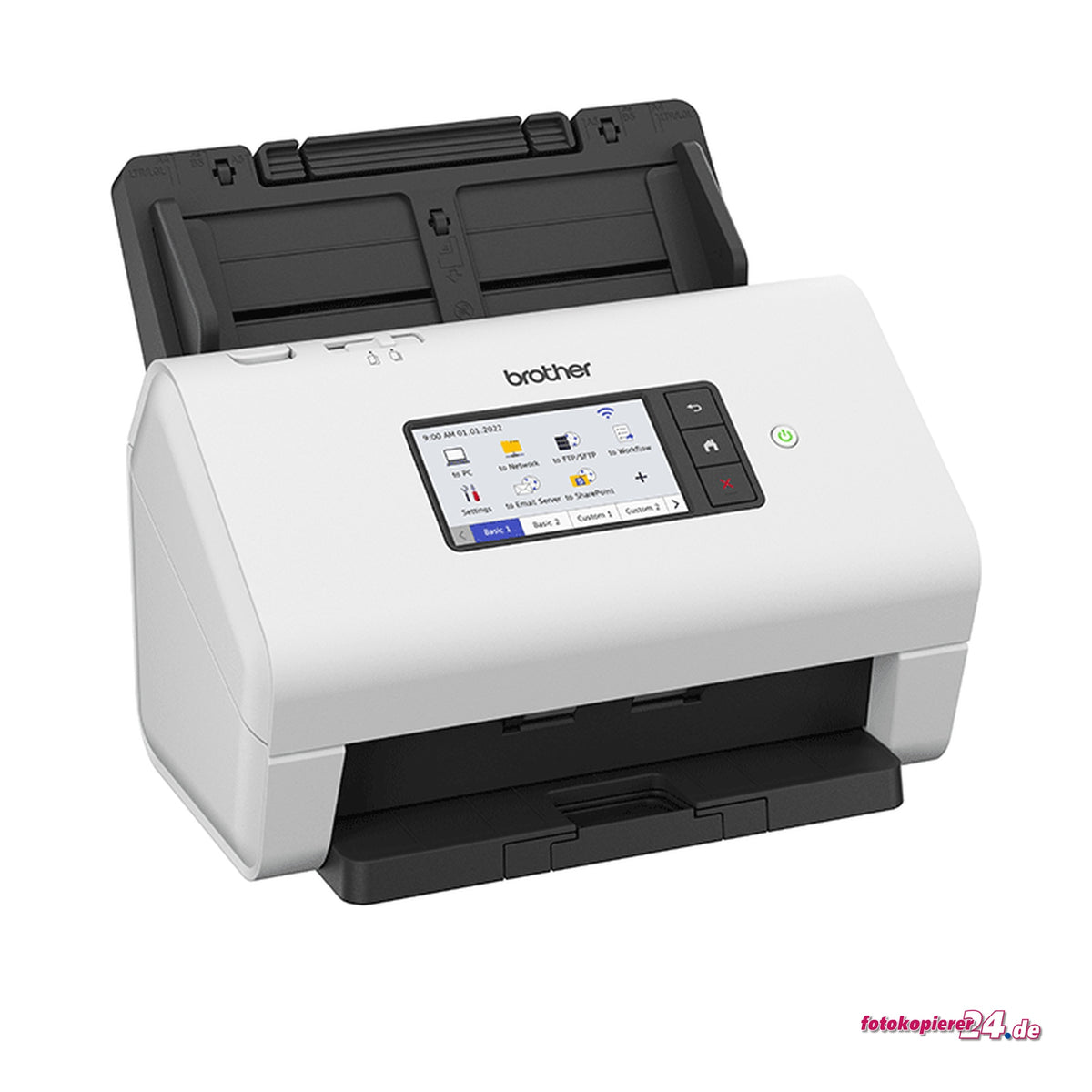 Brother ADS-4900W A4-Dokumentenscanner mit 100-Blatt-Duplex-ADF und Dualband-WLAN