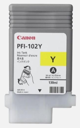Canon Tintenpatrone PFI-102Y gelb ( 20260161 )