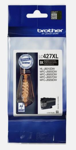 Brother LC427XLBK – XL-Tintenpatrone Schwarz  ( 20260168 )