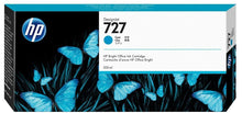 Original HP Tinten Patrone 727 Cyan 300ml (20260067)