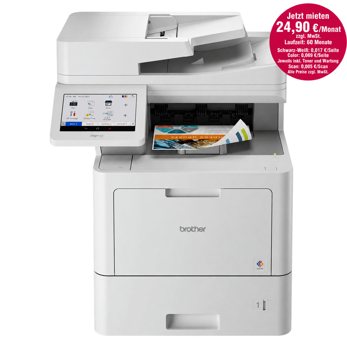 Brother MFC-L9670CDN Professioneller LAN 4-in-1 Farblaser-Multifunktionsdrucker mit hervorragender Farbqualität und hoher Druckgeschwindigkeit