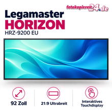 Legamaster HORIZON HRZ-9200 EU – 92″ Touchdisplay im 21:9-Ultrabreitformat