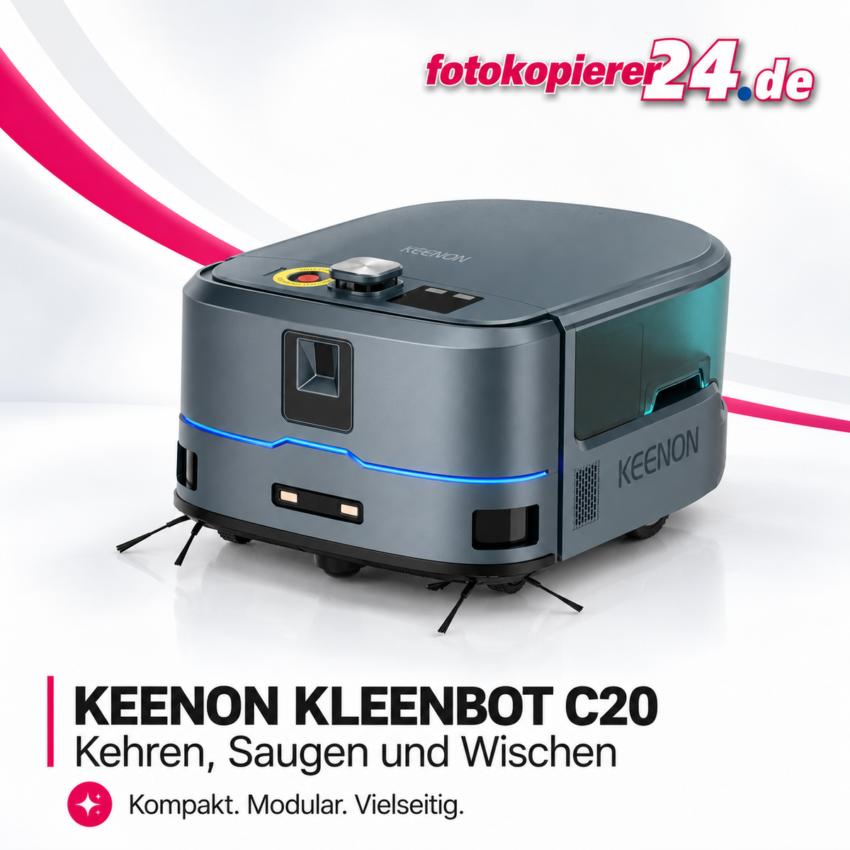 KEENON KLEENBOT C20 Reinigungsroboter zum Kehren, Saugen und Wischen