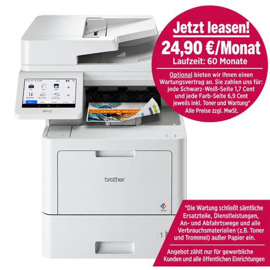Brother MFC-L9670CDN Professioneller LAN 4-in-1 Farblaser-Multifunktionsdrucker mit hervorragender Farbqualität und hoher Druckgeschwindigkeit