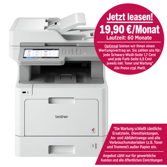 Brother MFC-L9570CDW Professioneller WLAN 4-in-1 Farblaser-Multifunktionsdrucker mit Touchscreen