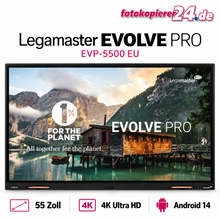 Legamaster EVOLVE PRO EVP-5500 EU – 55″ 4K-Touchdisplay mit Android 14