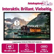 Legamaster EVOLVE PRO EVP-5500 EU – 55″ 4K-Touchdisplay mit Android 14
