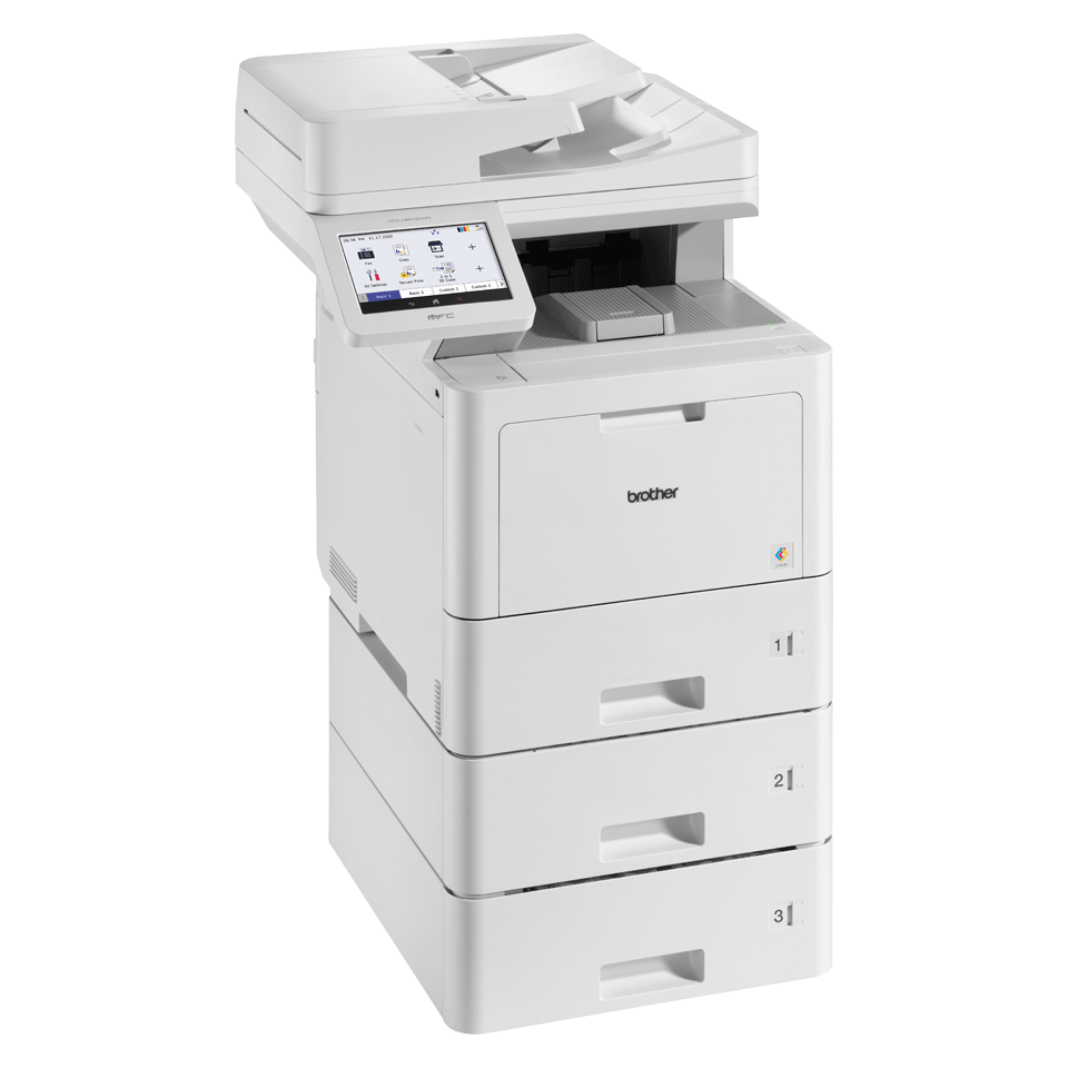 MFCL9670CDNTT Professioneller LAN 4-in-1 Farblaser-Multifunktionsdrucker mit hervorragender Farbqualität, hoher Druckgeschwindigkeit und 3 Papierkassetten