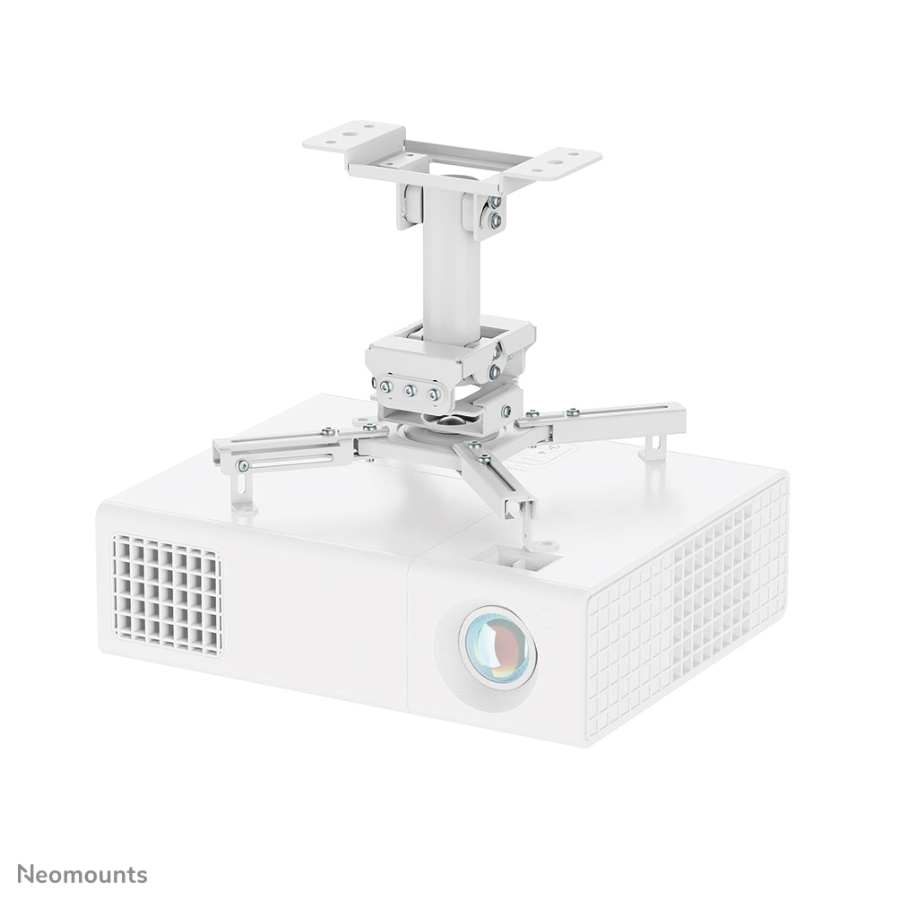 Neomounts CL25-530WH1 Beamer Deckenhalterung - H 25,5 cm - einfache Installation - volle Bewegung