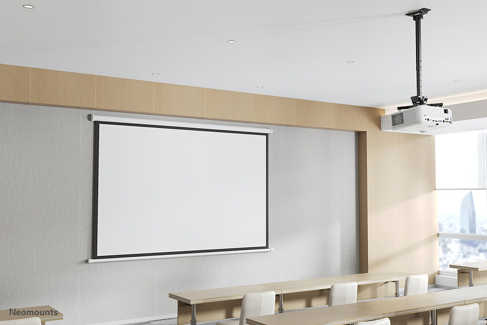 Neomounts CL25-540BL1 Beamer Deckenhalterung - H 60,5-90,5 cm - einfache Installation - volle Bewegung