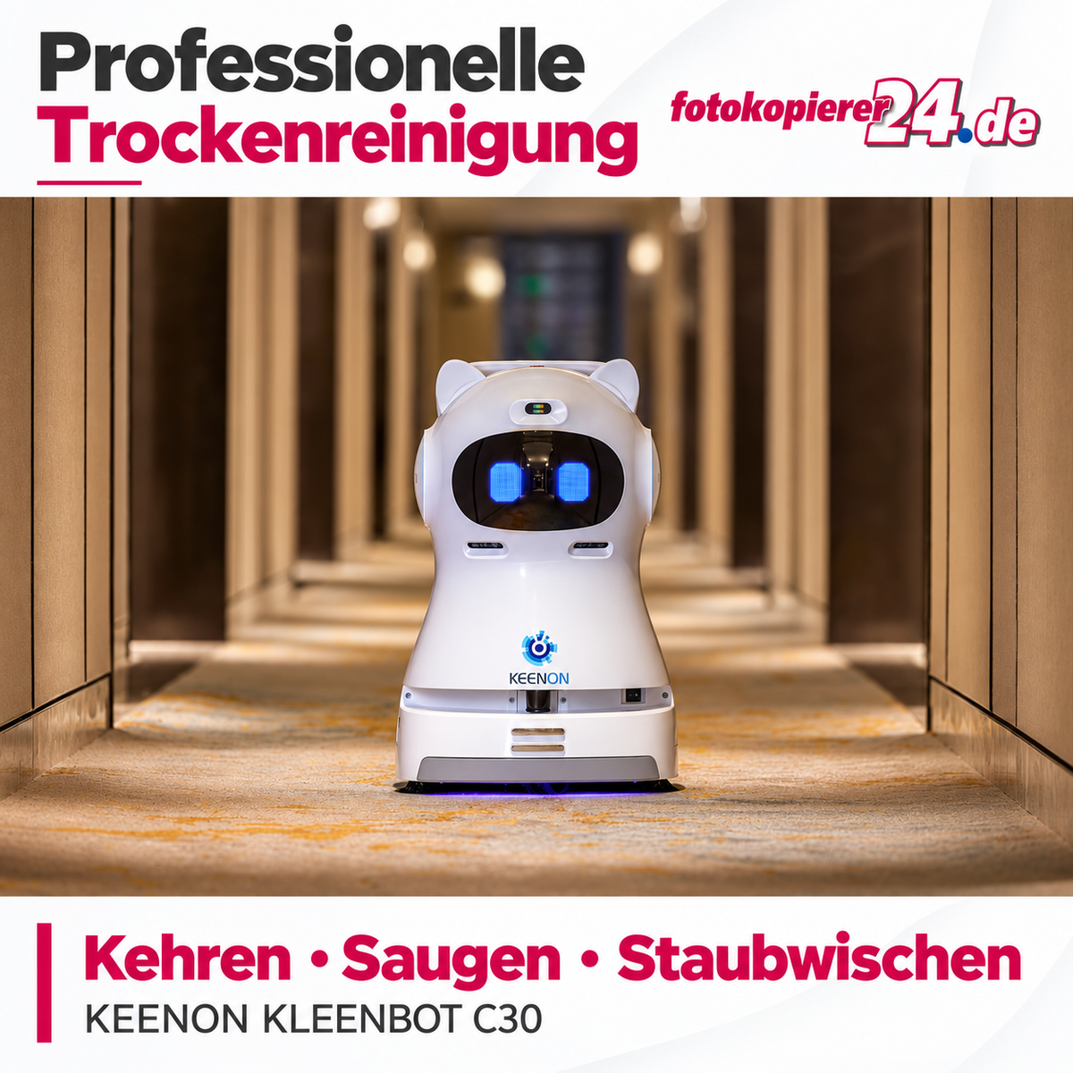KEENON KLEENBOT C30 Reinigungsroboter – 3-in-1-Trockenreinigung