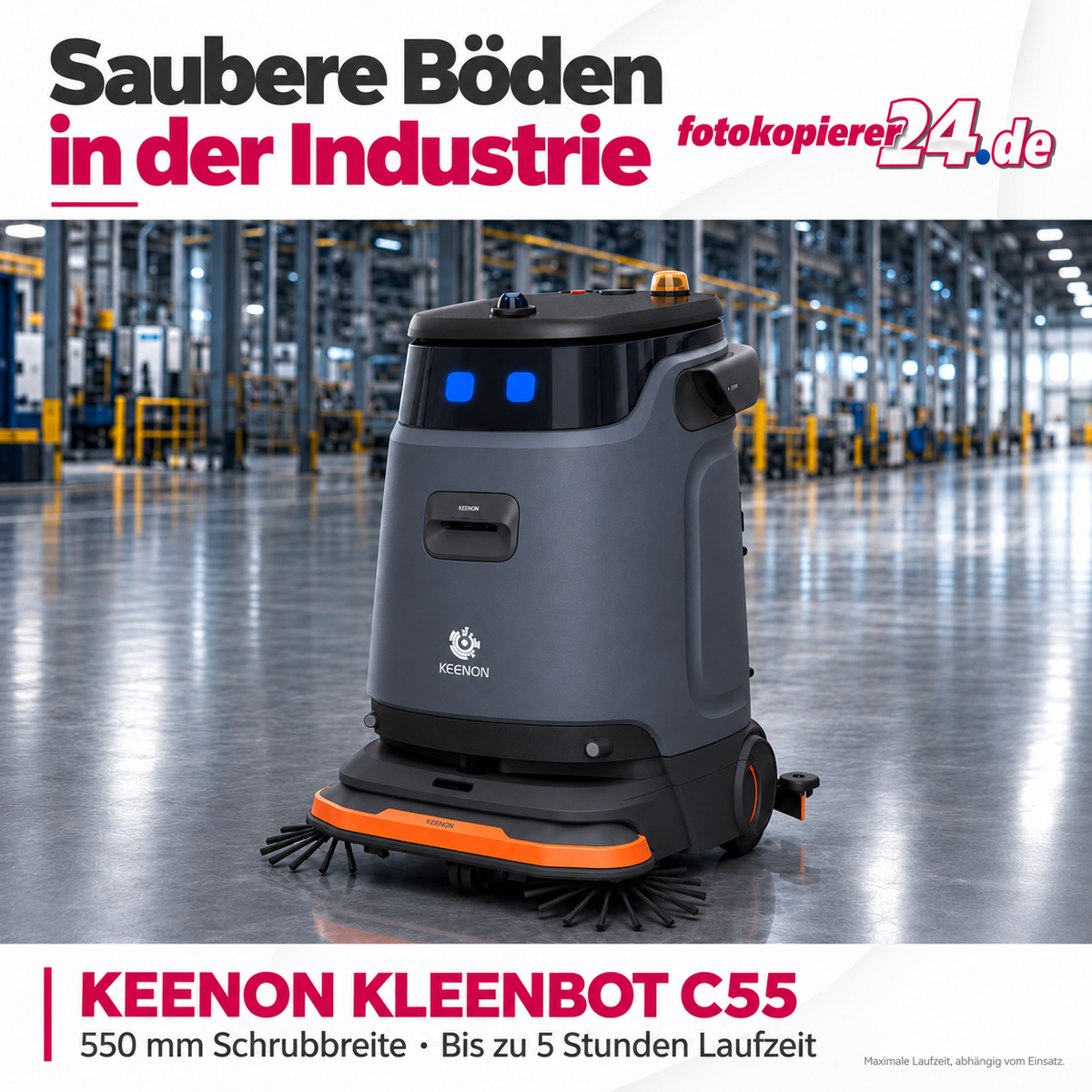 KEENON KLEENBOT C55 Reinigungsroboter mit 550 mm Schrubbreite