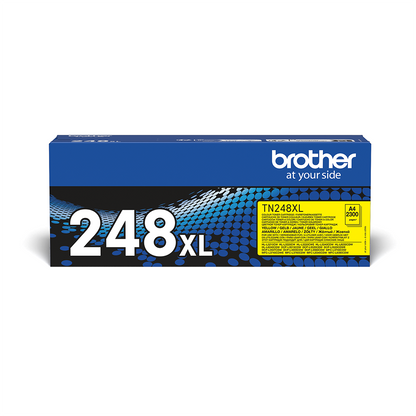Brother TN-248XLY Toner Gelb. Druckt bis zu 2.300 Seiten.