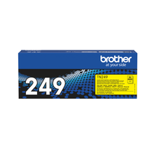 Brother TN-249Y Toner Gelb. Druckt bis zu 4.000 Seiten.