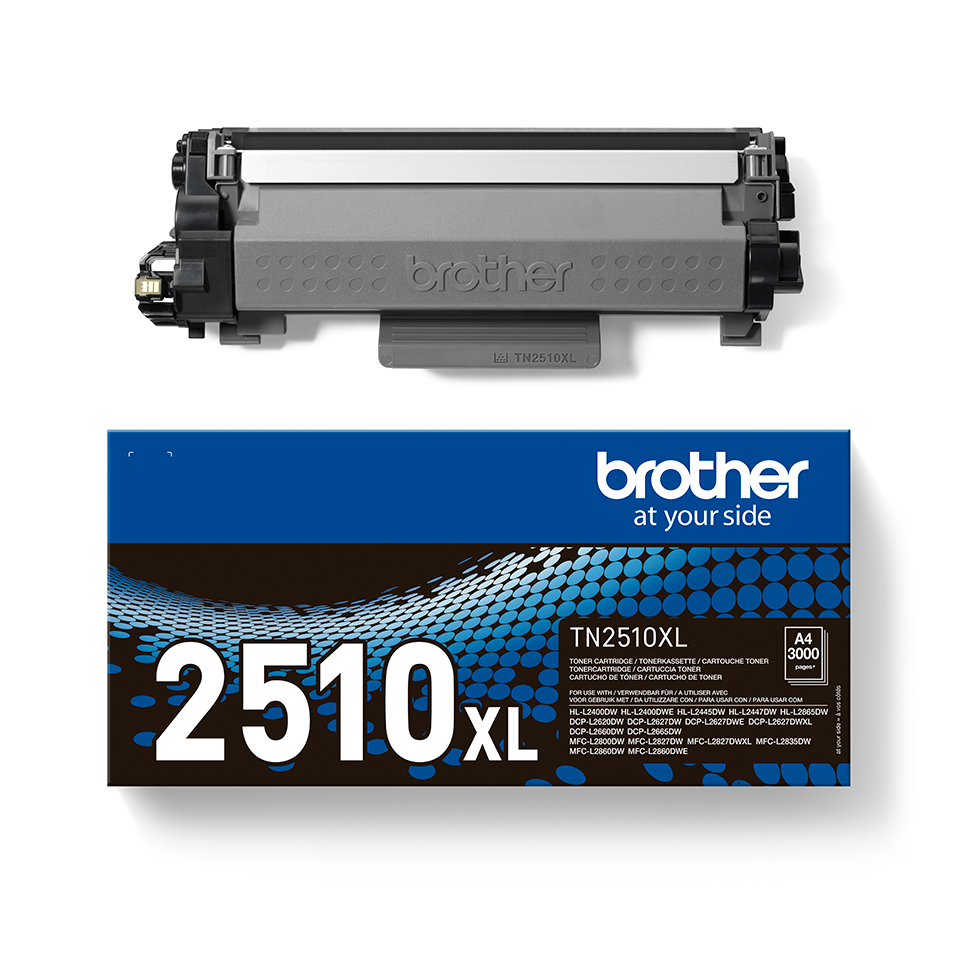 Brother TN-2510XL Tonerkartusche Schwarz. Druckt bis zu 3.000 Seiten.