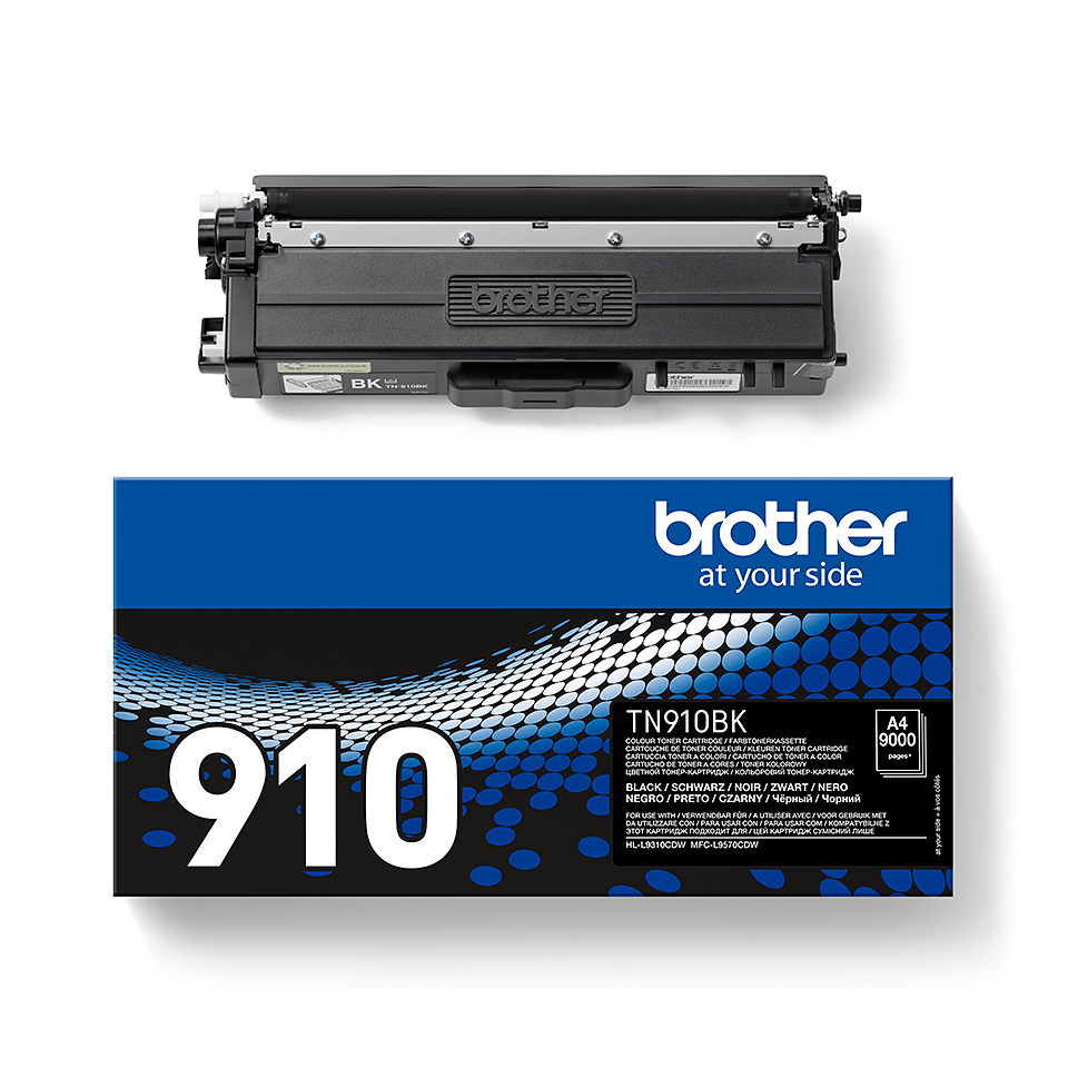 Brother TN-910BK Tonerkartusche Schwarz für 9.000 Seiten