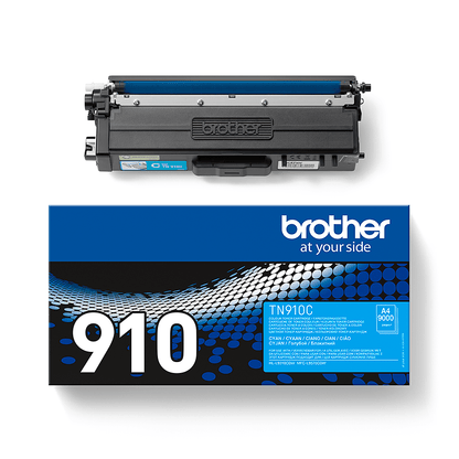 Brother TN-910C Tonerkartusche Cyan für 9.000 Seiten