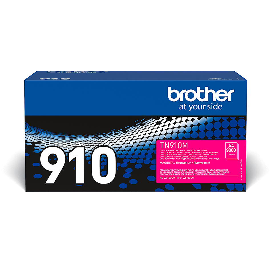 Brother TN-910M Tonerkartusche Magenta für 9.000 Seiten