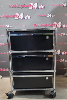 USM Haller Rollcontainer Graphitschwarz (Gebraucht)