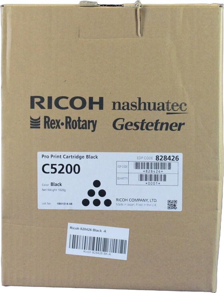 Ricoh Pro Print Cartridge Black C5200 828426 (20260135)