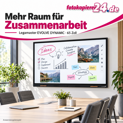 Legamaster EVOLVE DYNAMIC EVD-6500 EU – 65″ 4K-Touchdisplay mit Android 14