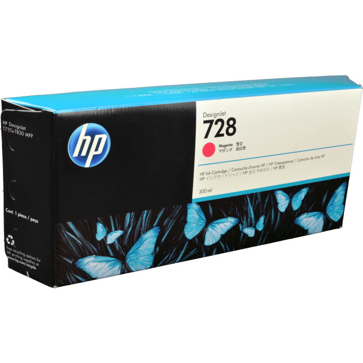 Original HP Tintenpatrone 728 Magenta 300ml (20260076)