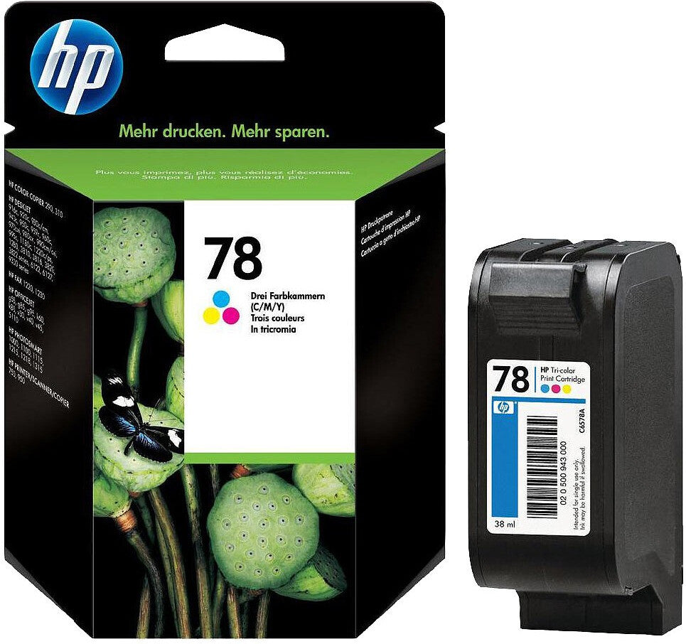 HP 78 (C6578AE) Dreikammer Farbdruckpatrone - Cyan, Magenta, Gelb ( 20260078 )