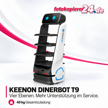 KEENON DINERBOT T9 Serviceroboter mit vier Ebenen und 40 kg Zuladung
