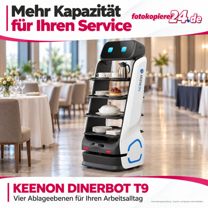 KEENON DINERBOT T9 Serviceroboter mit vier Ebenen und 40 kg Zuladung