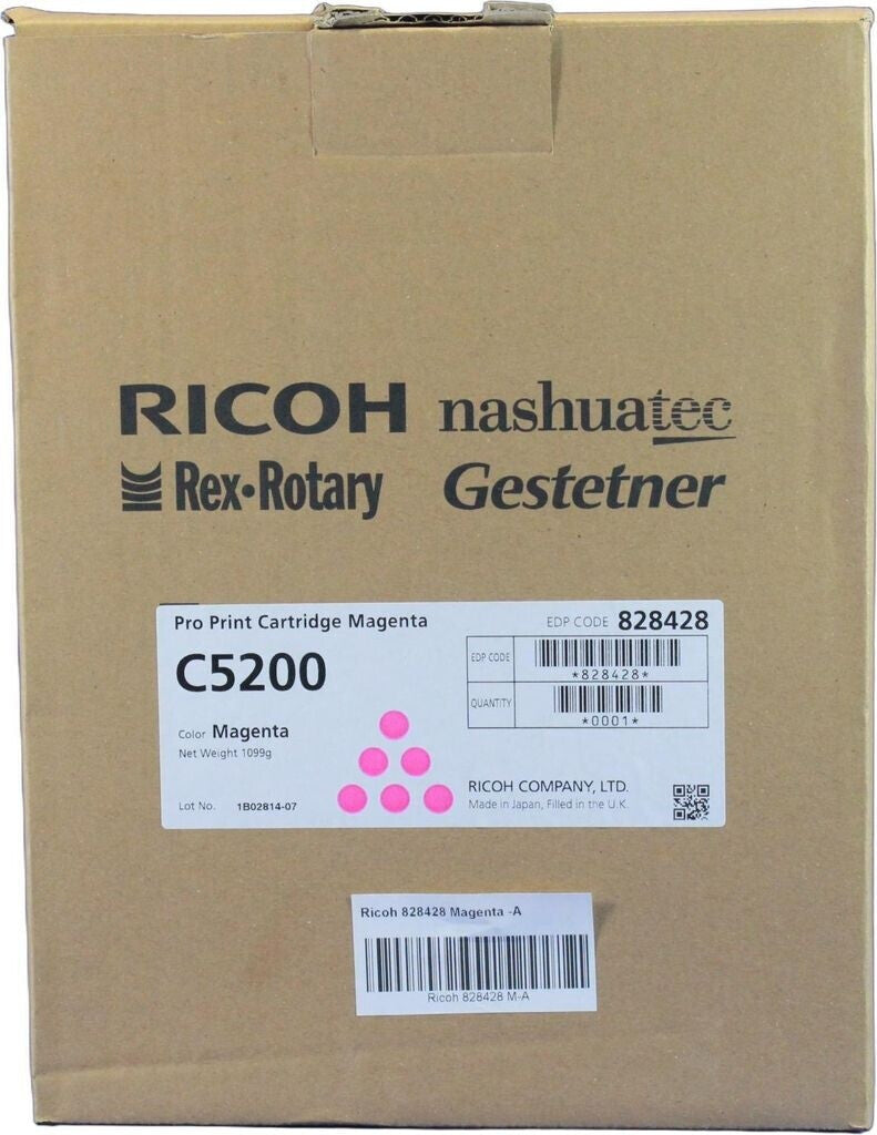 Ricoh Pro Print Cartridge Magenta C5200 828428 (20260134)