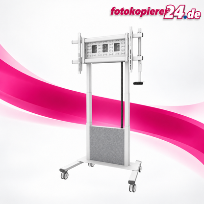 Neomounts FL55-885WH1 MOVE Lift X TV-Trolley 65–105 Zoll, weiß