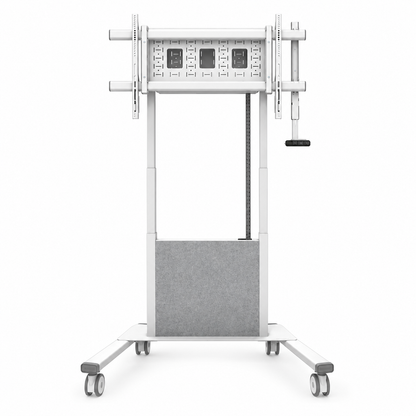 Neomounts FL55-885WH1 MOVE Lift X TV-Trolley 65–105 Zoll, weiß