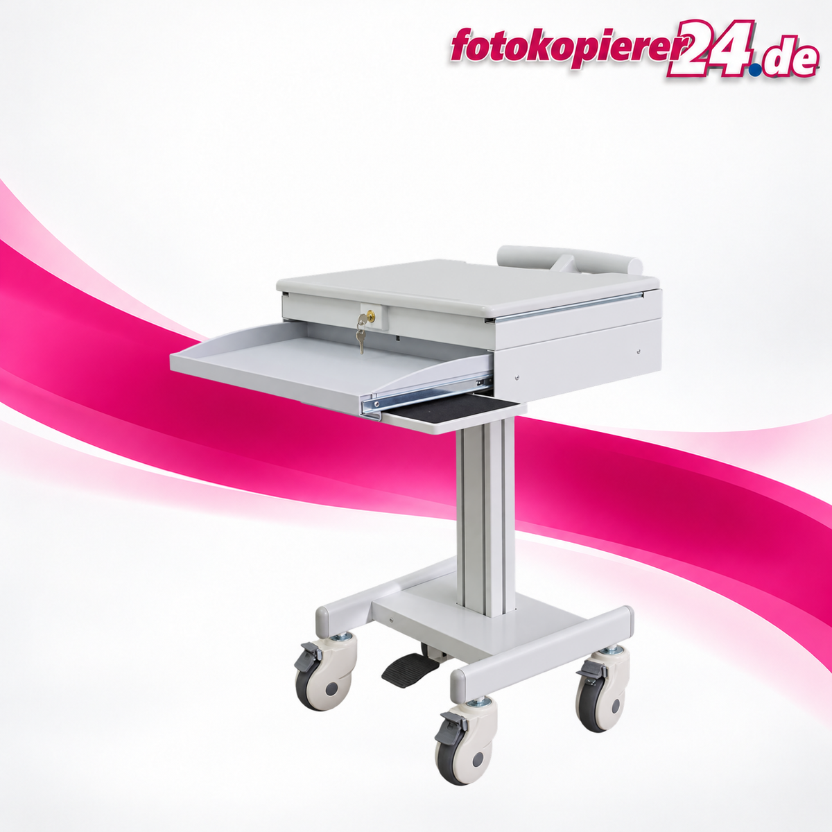 Neomounts MED-M100 medizinischer Laptop-Arbeitsplatz bis 17 Zoll