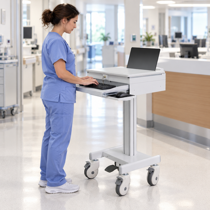 Neomounts MED-M100 medizinischer Laptop-Arbeitsplatz bis 17 Zoll