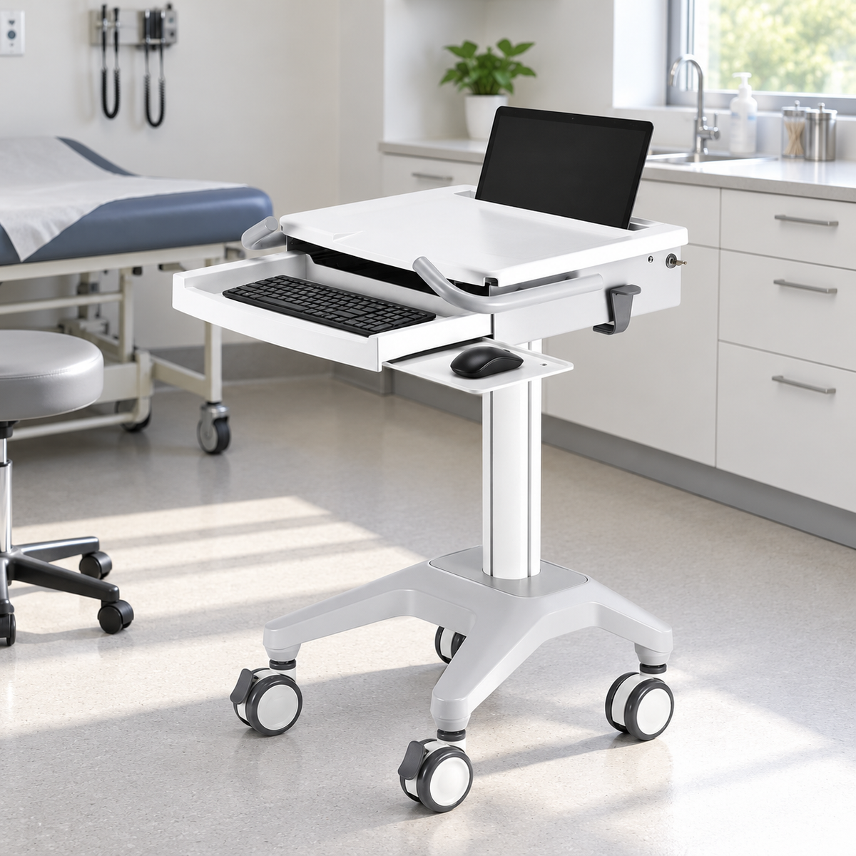 Neomounts  MED-M200 medizinischer Laptop-Arbeitsplatz 10–17 Zoll